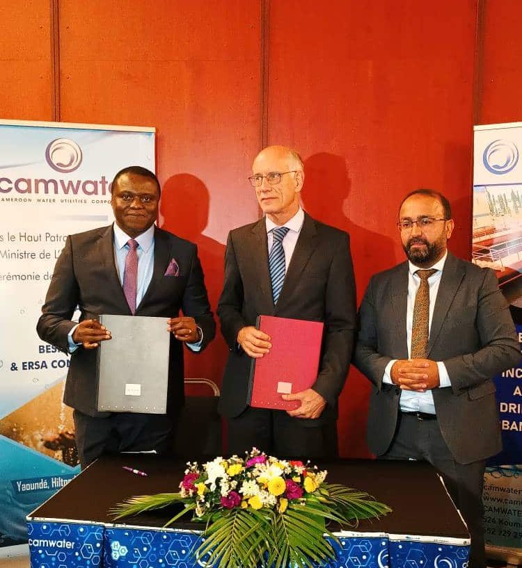 CAMEROON: Besix and Ersa sign contract for drinking water in Douala©Camwater