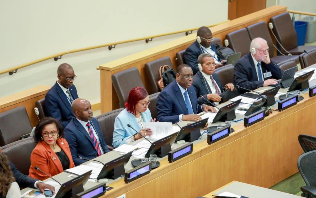 Assemblée générale de l’ONU : l’UA annonce la mobilisation de 30 Md$/an pour l’eau ©Présidence du Sénégal