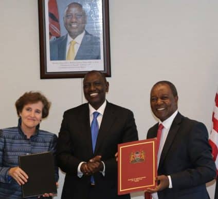 KENYA: at the UN General Assembly, MCC grants $60 million for sustainable transport ©MCC