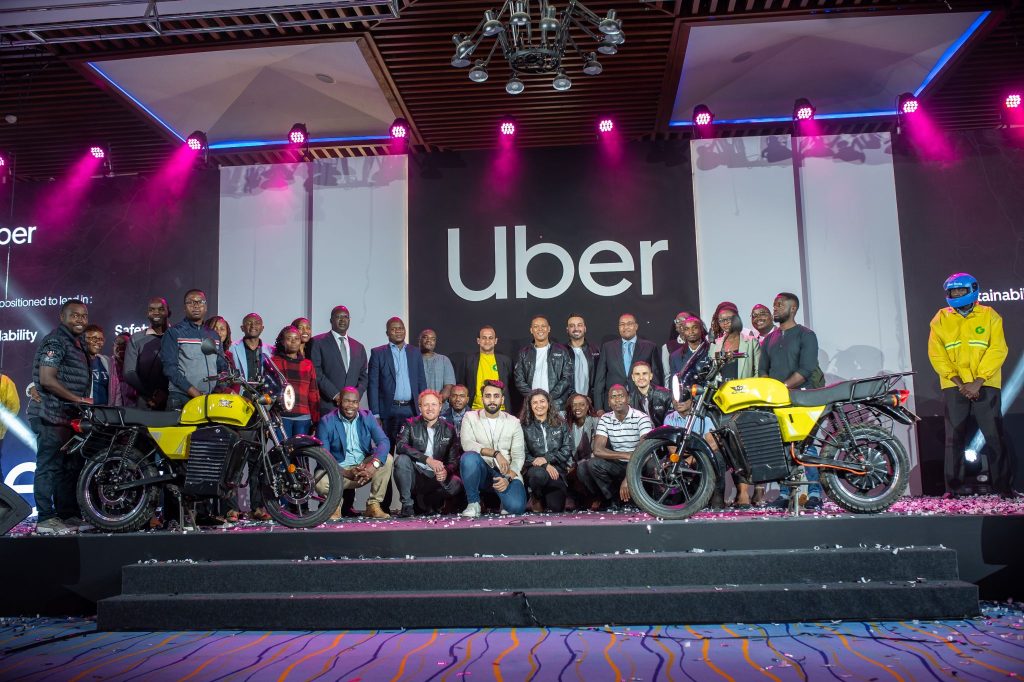 KENYA: as part of Climate Week, Uber launches its fleet of electric motorbikes ©Frans HiemstraFrans Hiemstra