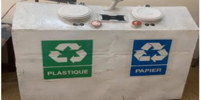 DRC: High-tech garbage can arrives in Kinshasa to reform solid waste sorting © Faculty of Petroleum - University of Kinshasa
