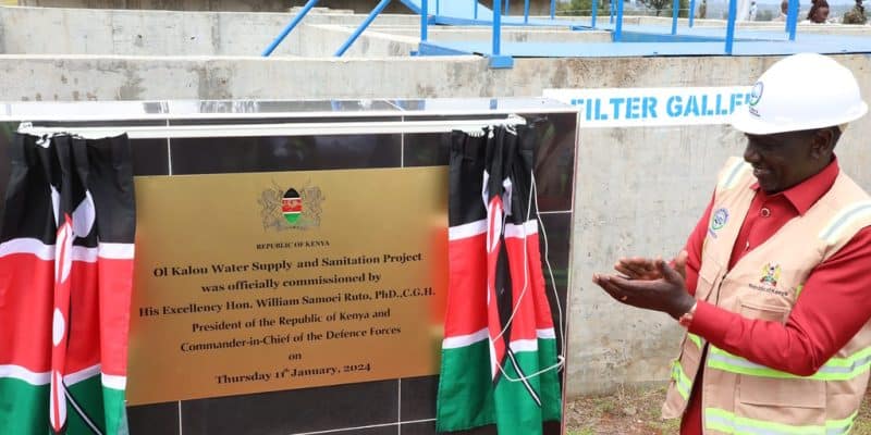 KENYA : William Ruto inaugure le 1er système d’égouts d’Olkalou, financé par la BAD ©Ministère kenyan de l'Eau