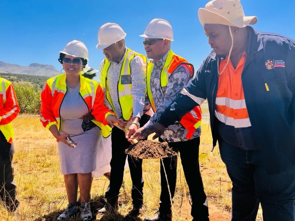SOUTH AFRICA: the rehabilitation of the Kempsdale reservoir is launched ©Department of Water and Sanitation South Africa