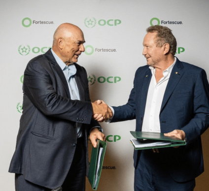 Après le Kenya et la Namibie, Fortescue va développer l’hydrogène au Maroc avec l’OCP © OCP GROUP
