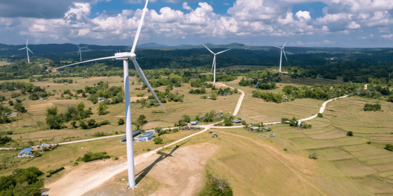 Au cœur du charbon sud-africain, 243 M$ sont investis dans un parc éolien de 155 MW © MDV Edwards/Shutterstock