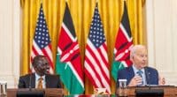 Le président Kenyan kenyan revient de Washington avec 200 M$ pour l’habitat durable et les VE © présidence du Kenya