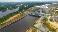 Le barrage de Nachtigal injecte ses premiers MW dans le réseau électrique du Cameroun © NHPC